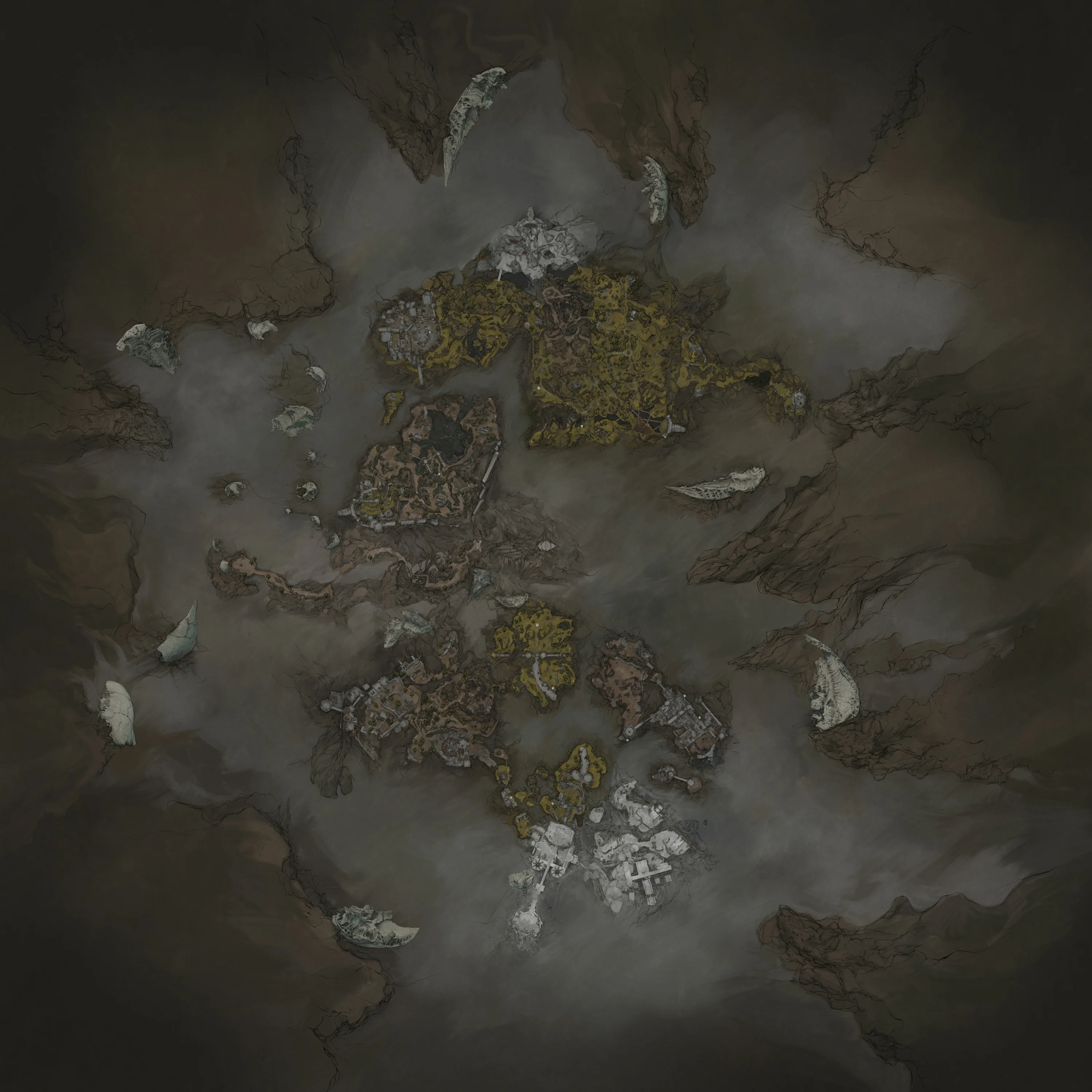 Mortal Shell II world map without fog